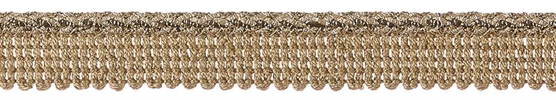 JLS Decadence Metallics Flanged Cord Trimming, Antique Bronze