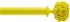 Byron Floral Neon 35mm 45mm 55mm Pole Yellow Posy