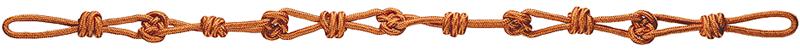 Hallis Accord Rope Tieback Embrace Orange