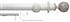 Modern Country 45mm, 55mm Corded Pole, Brushed Ivory, Floral Ball