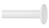 Cameron Fuller 19mm Metal Curtain Pole White Stopper