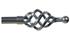Cameron Fuller 32mm Metal Curtain Pole Chrome Cage