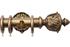 Jones Florentine 50mm Pole, Acanthus, Antique Gold, Acanthus