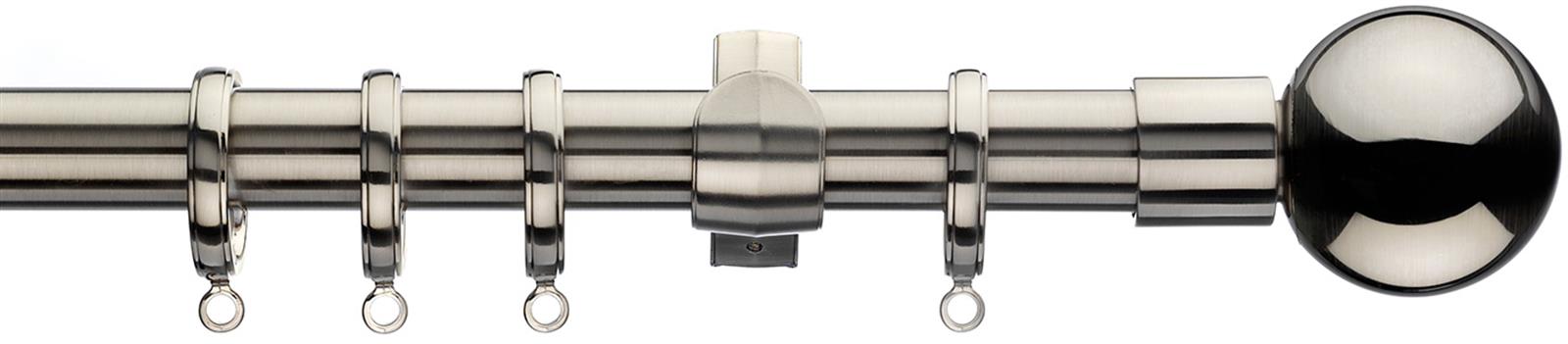 Integra Inspired Lustra 28mm Pole Curvatura Satin Nickel Sphera