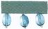 Hallis B`dazzle Trimming Oval Beads Turquoise