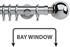 Neo 35mm Bay Window Pole Chrome Ball