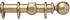 Opus 48mm Wood Curtain Pole Pale Gold, Ball