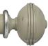 Opus Decorative Finial Highlights, Silver