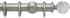Opus Aria 35mm & 48mm Curtain Pole Antique Silver, Acrylic Twisted/Silver