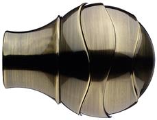 Integra Inspired Evora 45mm Finial Burnished Brass Ocula