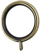 Galleria 35mm Curtain Pole Rings Burnished Brass