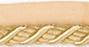 JLS Modern Basics Flanged Cord Trim, Bright Gold