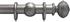 Advent 35mm Curtain Pole Pewter Reeded Ball
