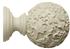 Modern Country 45mm, 55mm Floral Ball Finial, Pearl