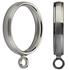Integra Inspired Kontour 28mm Detailed Curtain Pole Rings Satin Nickel