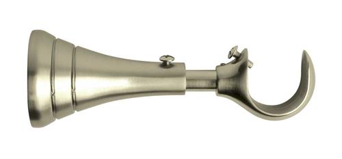 Rolls Neo 28mm by Hallis Hudson Extendable Cup Bracket in Spun Brass, for use with the 28mm Neo curtain poles