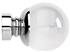 Neo Premium 28mm Clear Ball Finial Only, Chrome