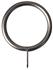Renaissance 19mm Metal Curtain Pole Rings, Stainless Steel