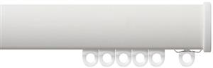 Renaissance Professional Large Curved Curtain Track, White