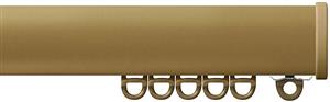 Renaissance Professional Large Curved Curtain Track, Gold