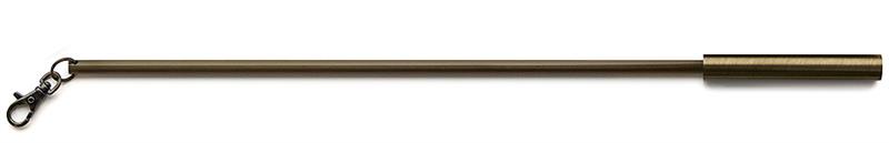 Renaissance Contemporary Metal Draw Rod, Antique Brass