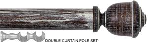 Byron Rustica 35mm 45mm Double Pole Smoked Oak Rapheal
