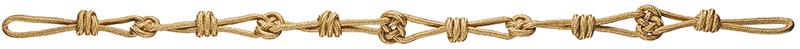 Hallis Accord Rope Tieback Embrace Gold