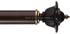 Byron Classic 55mm, 67mm Pole Wimpole Dark Oak/Gilt Detail