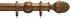 Advent 35mm Curtain Pole Distressed Bronze Pineapple