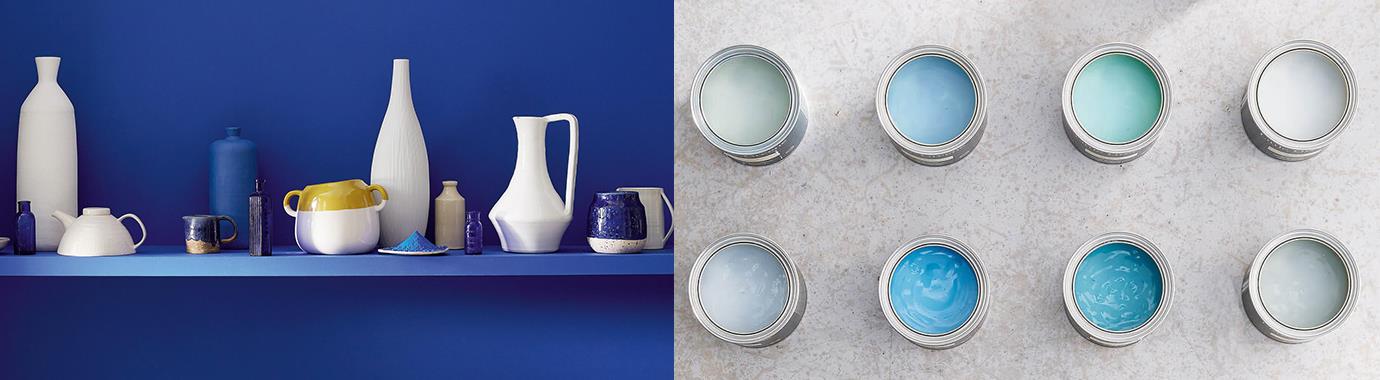 LIttle Greene Blue Paint Collection