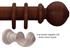 Cameron Fuller 63mm Pole Red Mahogany Button