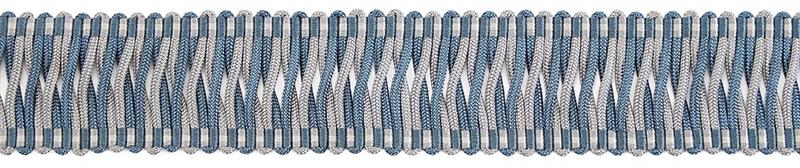 Hallis Antoinette Trellis Cord Braid Trimming Slate Blue