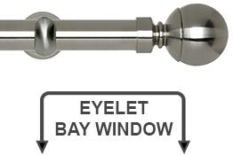 Neo 28mm Eyelet Bay Window Pole Stainless Steel Ball