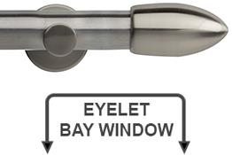 Neo 35mm Eyelet Bay Window Pole Stainless Steel Bullet