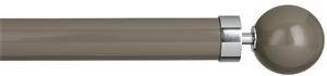 Byron Halo Gloss 35mm 45mm 55mm Pole, Smoke, Chrome Globus