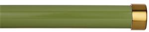 Byron Halo Gloss 35mm 45mm 55mm Pole, Artichoke, Brass Endcap
