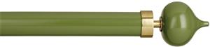 Byron Halo Gloss 35mm 45mm 55mm Pole, Artichoke, Brass Stellar