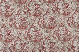 Beaumont Textiles Woodstock Vivid Cherry Red Fabric