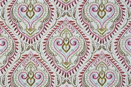 Beaumont Textiles Marrakech Arabesque Rose Fabric