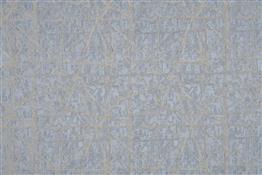 Beaumont Textiles Masquerade Hathaway Silver Blue Fabric
