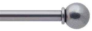 Bradley 19mm Steel Curtain Pole Polished, Ball and Collar
