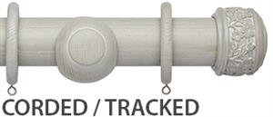 Ashbridge 45mm Corded/Tracked Pole, Heritage Grey, Claremont