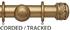 Ashbridge 45mm Corded/Tracked Pole, Baroque Gold, Claremont