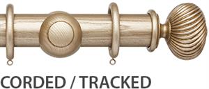 Ashbridge 45mm Corded/Tracked Pole, Champagne Gold, Seizincote