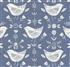 Fryetts Scandi Narvik Blue Fabric