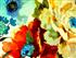 Prestigious Textiles Art & Soul Gardenia Poppy Fabric