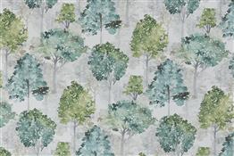 Ashley Wilde New Forest Rosewood Lime Fabric