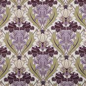 Iliv Art Deco Acanthus Berry Fabric