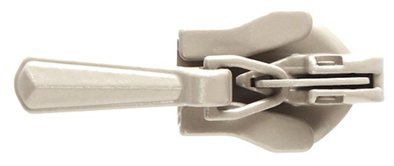 YKK Enamelled Auto-Lock Zip Sliders,Ivory