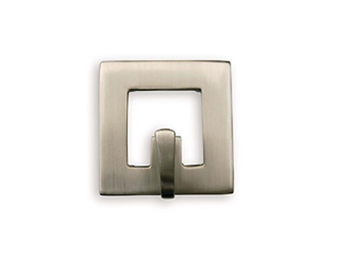 Kestrel Square Cutout Tassel Hook, Satin Silver